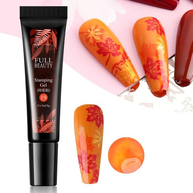 

5 мл Гель-лак для ногтей Штамповочная краска Гибридный лак УФ-лаки для ногтей Маникюрная пластина для штамповки ногтей