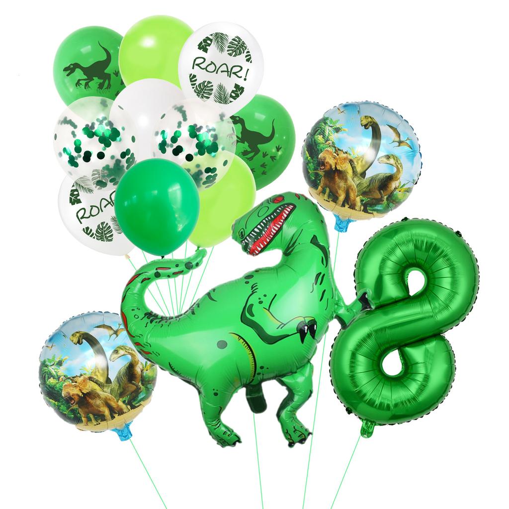 Dinosaur Balloon Package Boy Themed Birthday Balloon Arrangement Children'S Party Scene Decorative Balloon