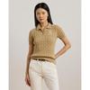 Suéter Polo de Algodón con Punto Trenzado Lauren Ralph Lauren Wmlrswesn820160270