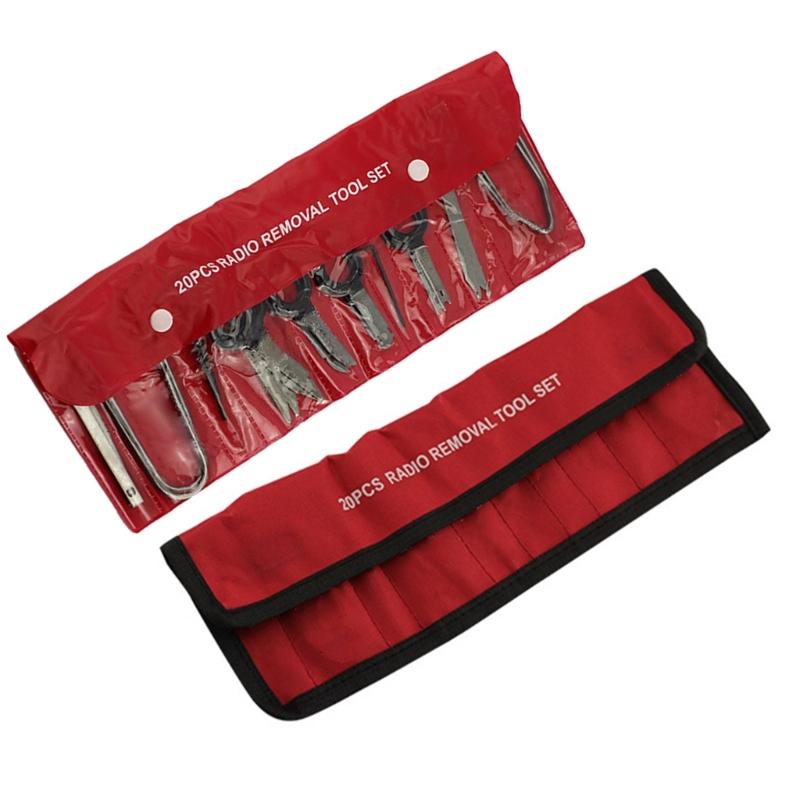20 Pcs Practical Car Speaker Disassembly Tool Set Automobile Stereo Removal Radio Keys Remove Tools Repair Modification