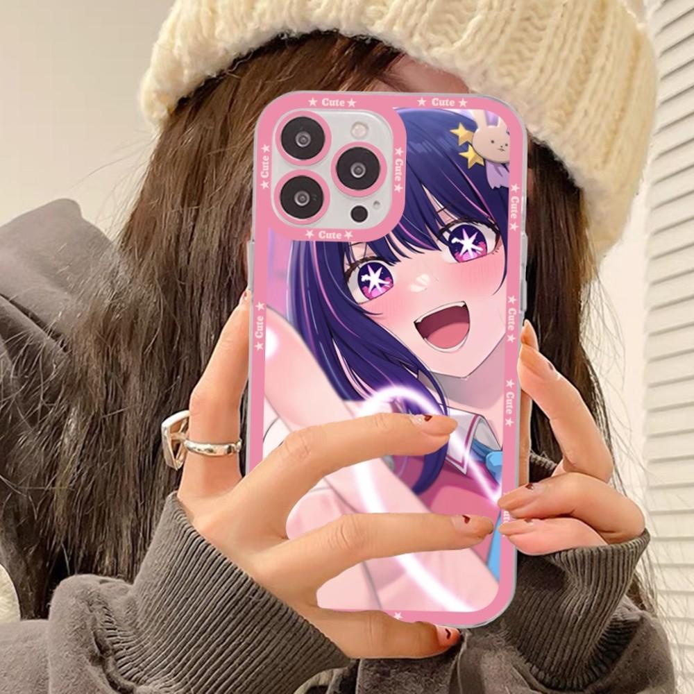 Oshi No Ko Phone Case For Samsung S 20 21 22 23 lite plus ultra Clear Mobile Cover Funda