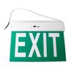 Led Emergency Exit Sign Acrylic Clear Eye Catching Exit Sign with Light for Building Camera Indoor Use AC85‑265V