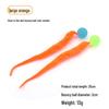 Solid Color Elastic Ball & Caterpillar Teaser Stick Kitten Toy