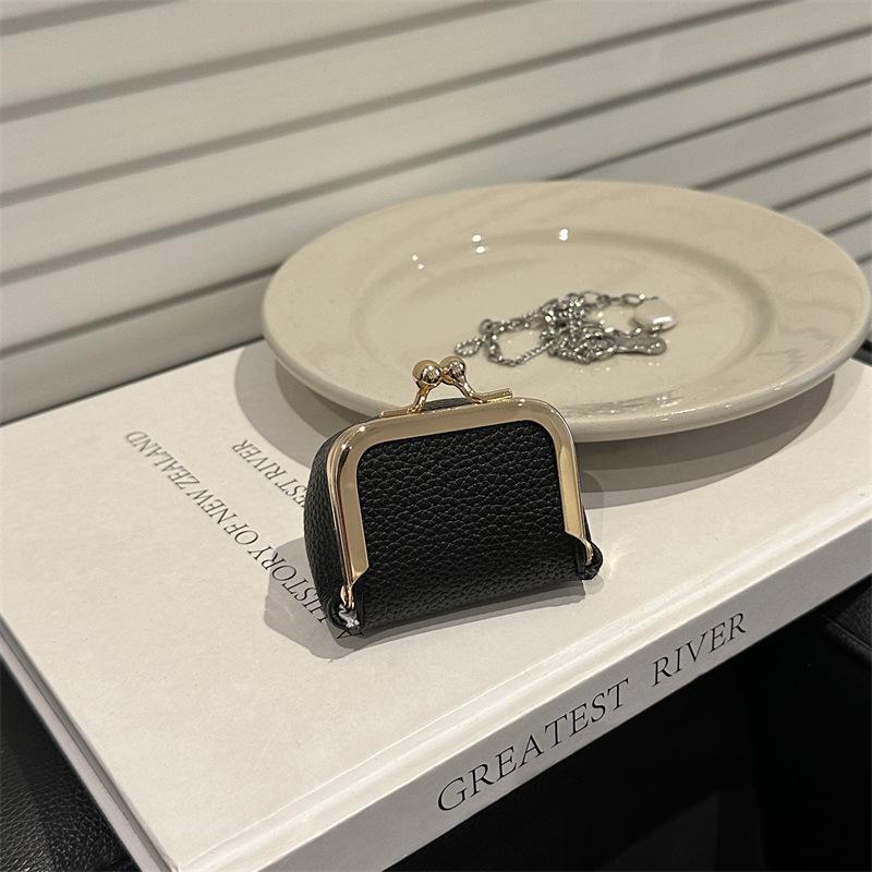 Smyckespåse i äkta läder: Mini myntplånbok & förvaring för ringar, halsband, örhängen