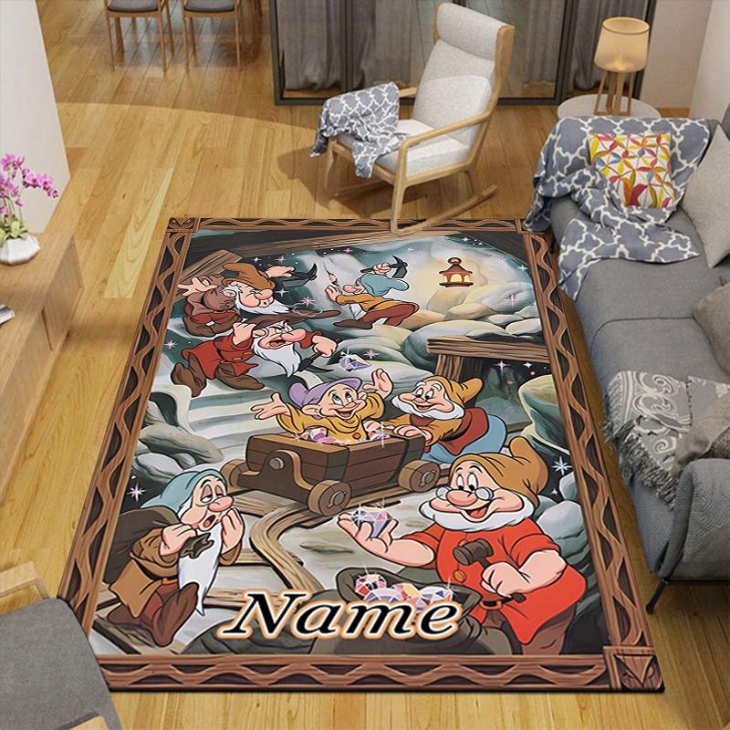 Custom 1Pc Grumpy Dopey'S Adventure Rug Office Carpet Indoor Outdoor Entrance Doormat Nonslip Soft And Comfortable Living Room D916240