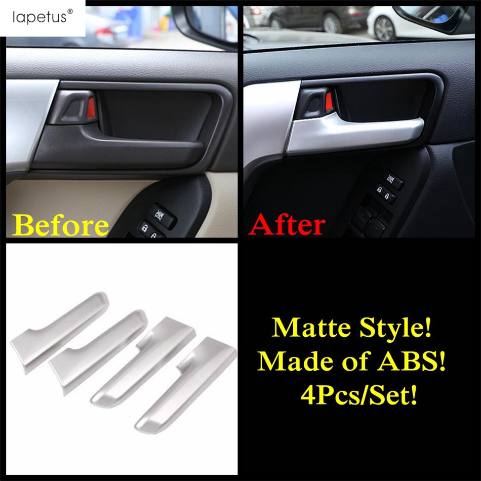 Car Inner Door Handle Bowl Decoration Cover Trim For Toyota Land Cruiser Prado FJ150 150 2010 - Matte Accessories Interior