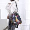 Women's Waterproof Oxford Backpack, Fashion Camouflage Multifunctional 3-in-1 Travel & School Bag, Single Shoulder Crossbody Daypack