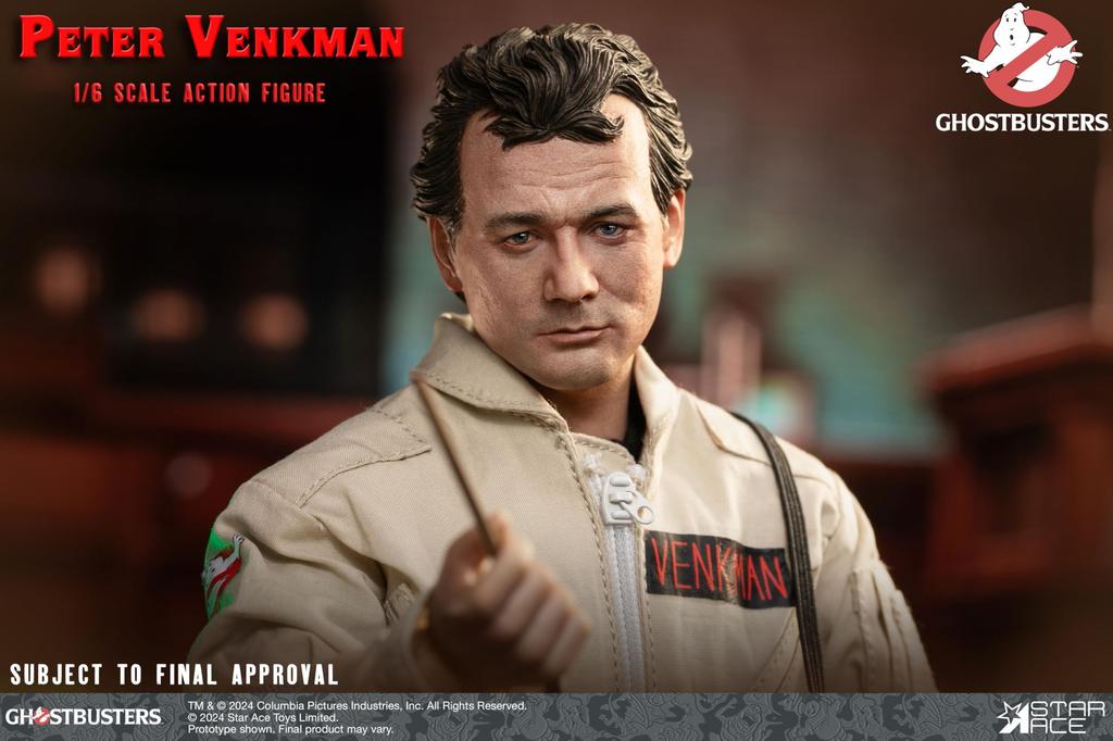 Star Ace Toys Ghost Busters Peter Venkman Collectible Action Figure Scale Painted Movable Figure 1/6