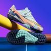 Kids Football Cleats Boys Girls Youth Soccer Shoes Indoor Outdoor Training Rubber Sole Synthetic Upper