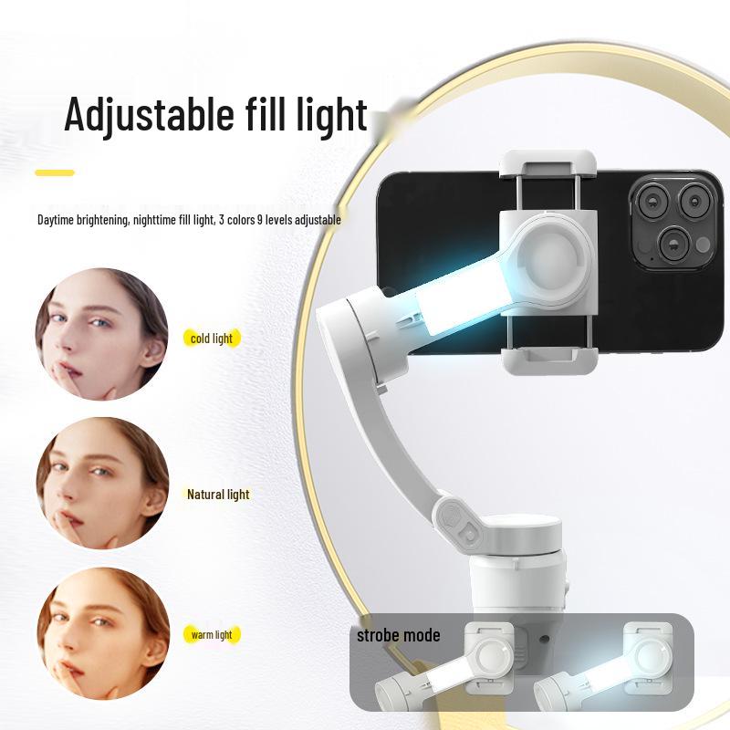Three-Axis Smart Gimbal: Anti-Shake Stabilizer with Face Tracking for Mobile Live Streaming and Photography