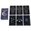 Meaning Tarot Cards Fortune Telling Divination Card English Version 78 Cards Deck Beginner Learning Deck for Board Playing Games