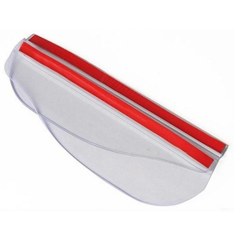 

2шт универсальные дождевые гибкие автомобильные зеркала заднего вида защита от дождя белый