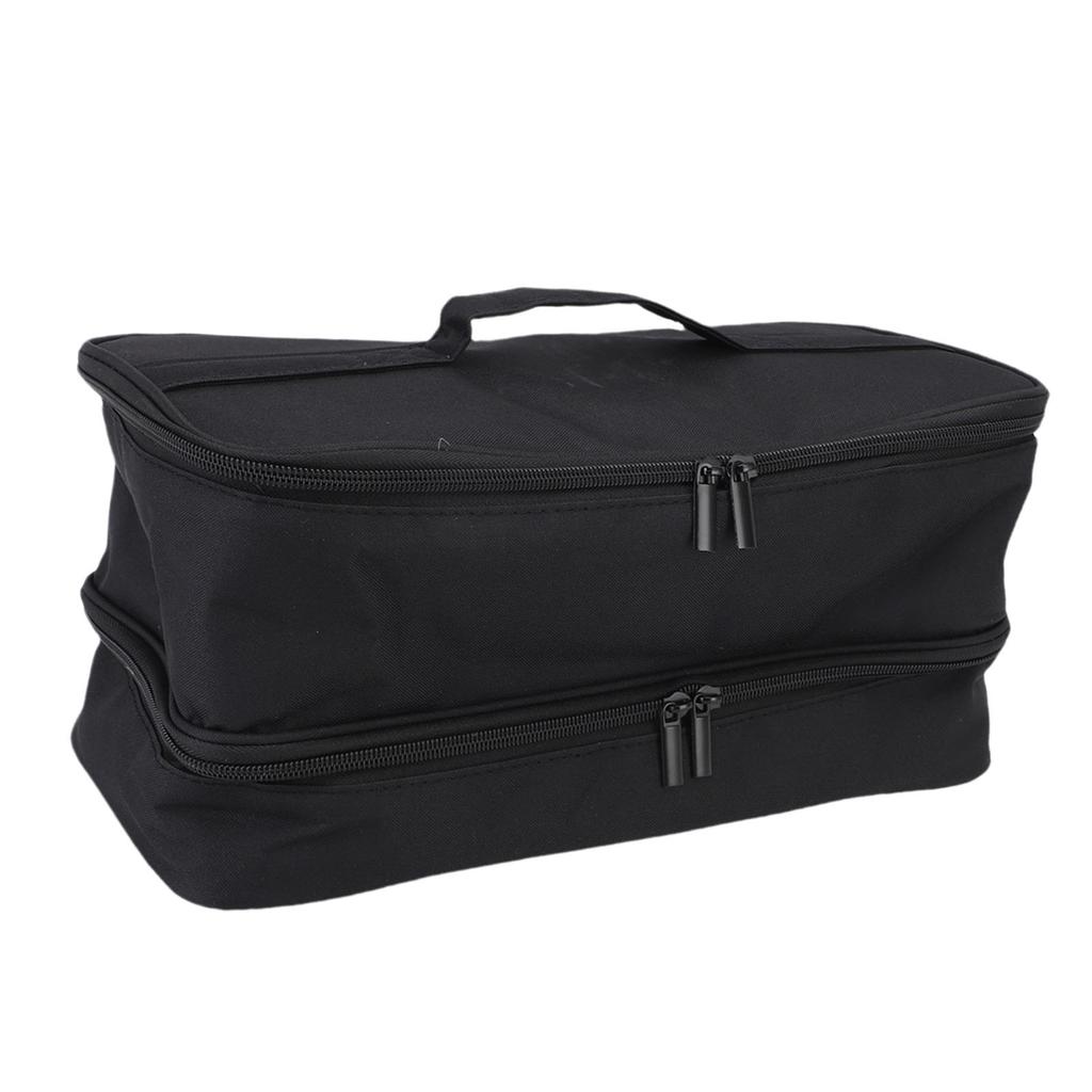Double Layer Carrying Case Portable Hair Dryer Tools Organizer Bag Large Capacity Travel Storage Bag