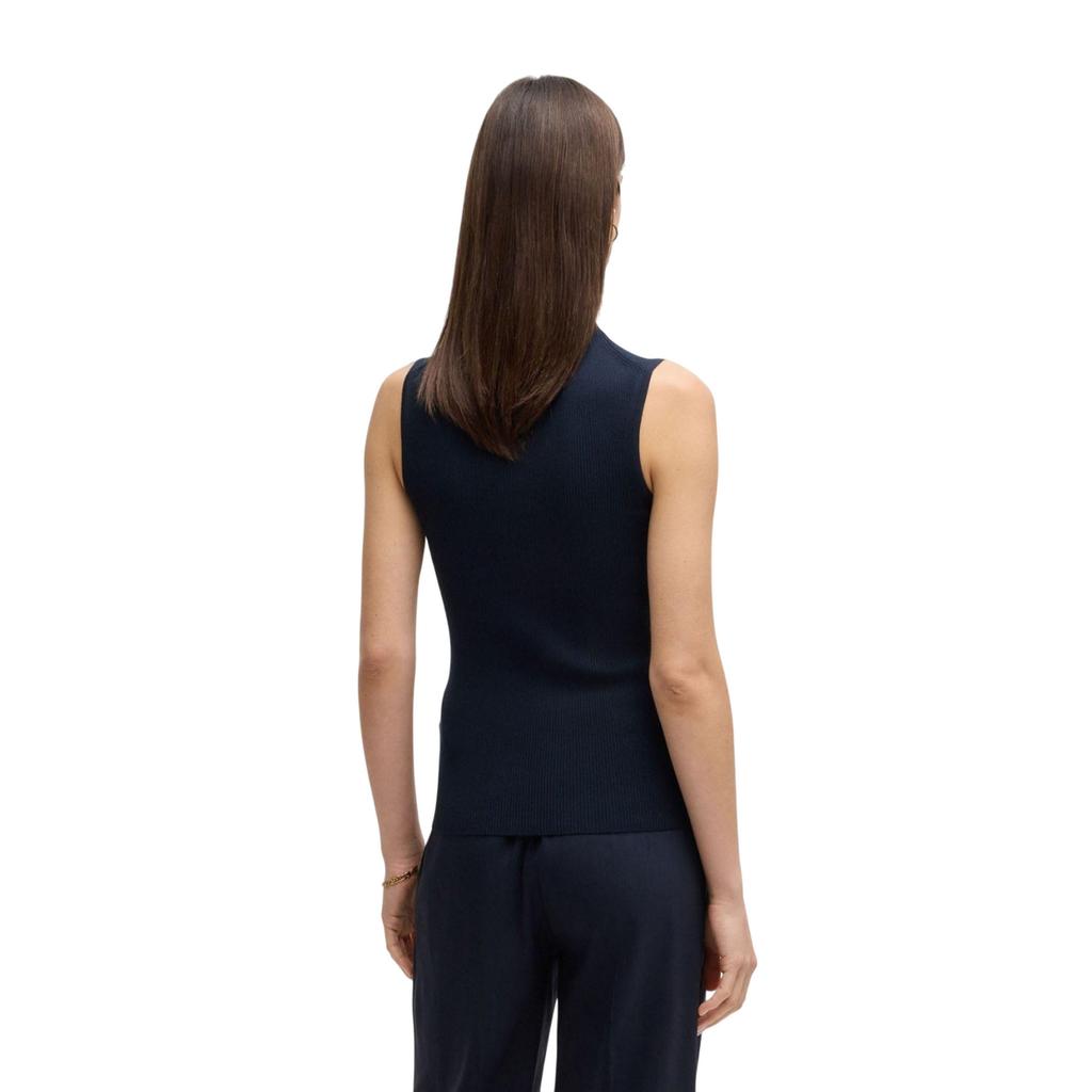 BOSS Womens/Ladies Feskies Ribbed Mock Neck Top