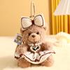 Bag Pendant Plush Bear Keychain Decoration Stuffed Animal Toys Bow Bear Dolls Pendant  Ornaments
