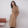 Sinuofude Women's Cashmere Blend Double-Faced Lapel Coat