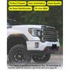 Front License Plate Frame for GMC Sierra 2500 HD 3500 HD 2020 2021 2022 2023 Front Bumper License Plate Holder Mounting Bracket Cover Replace#