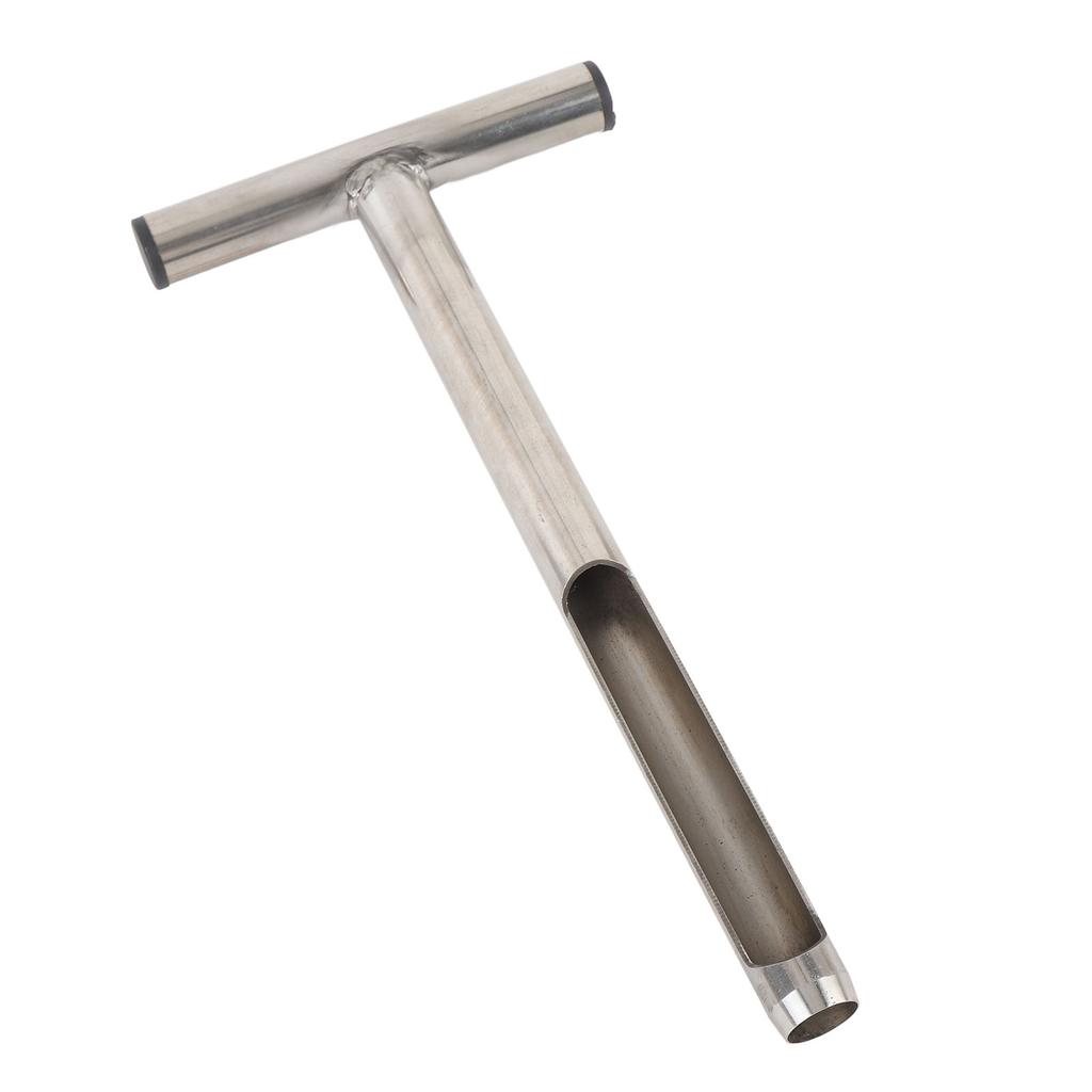 12-calowy próbnik gleby ze stali nierdzewnej, uchwyt T, długa trwałość, przenośna sonda do pobierania próbek gleby do ogrodu, trawnika, farmy