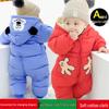 Combinaison Romper Bébé Hiver à Capuche Dessin Animé Coton Duvet
