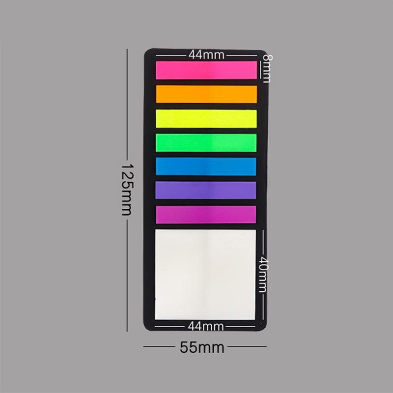 

Post it Notes Sticky Notes 160/300Pcs Translucent Note Multifunctional Colored Sticky Tabs Long Page Mark for Notebooks