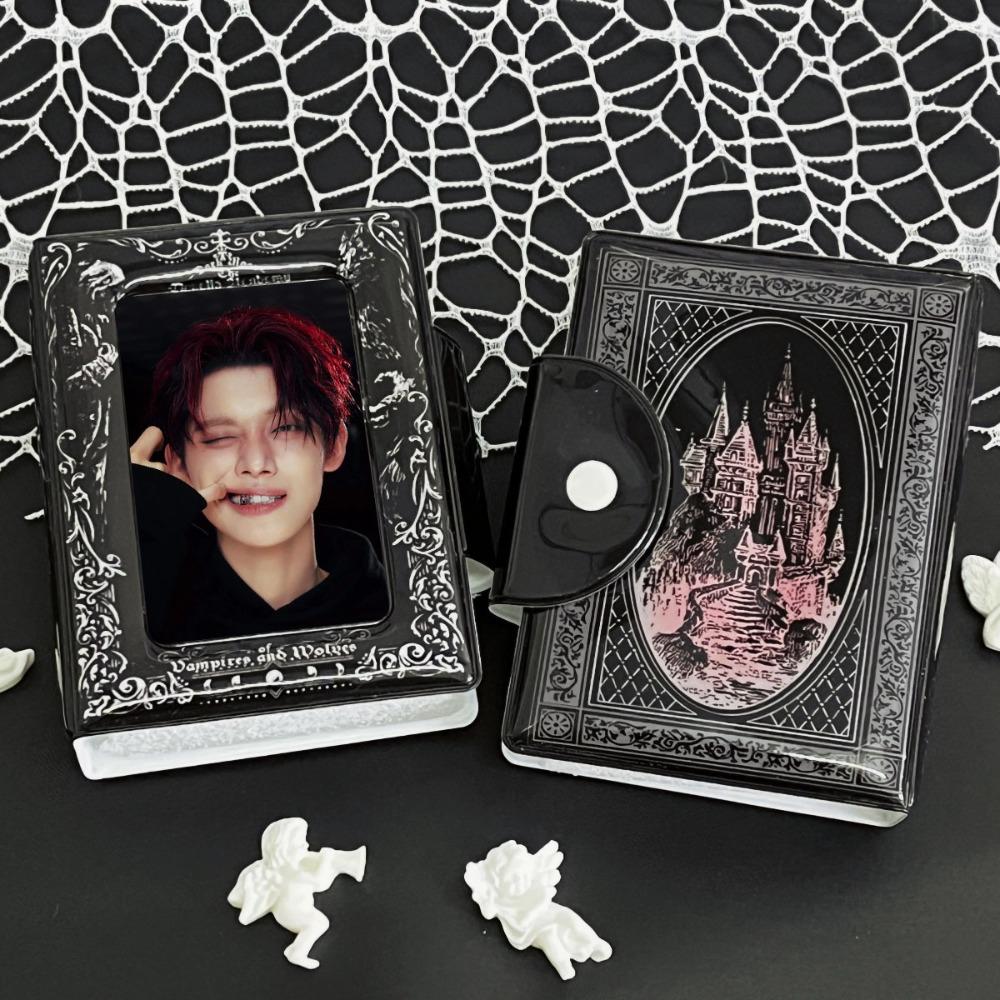 PVC Card Album Gothic Dark Style Idol Card Collect Book Mini Photocard Binder Unisex