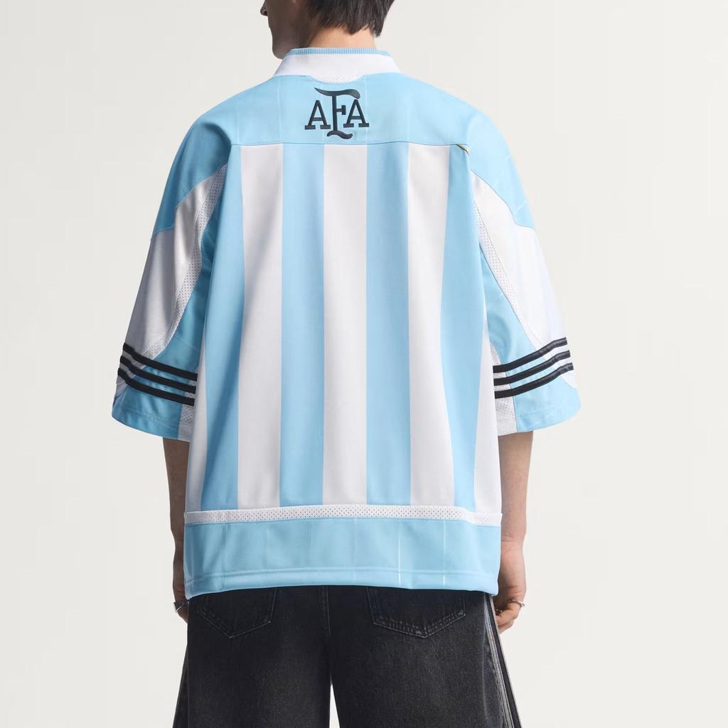 adidas Maglia Argentina Remixed Bringback Azzurro Chiaro/Bianco/Nero Top da Uomo KD5982