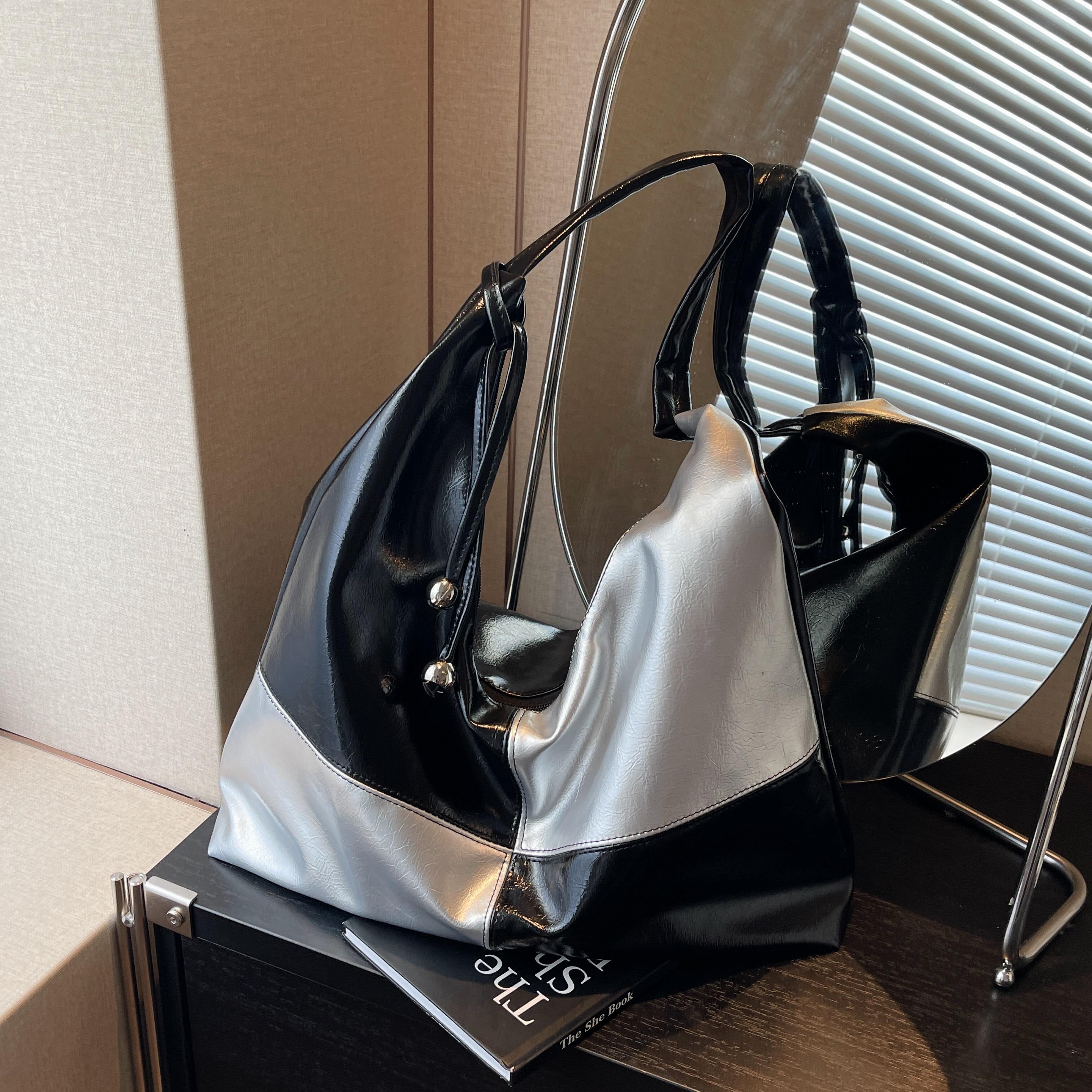 

Высококачественная ручная сумка через плечо с цветовым сочетанием, универсальная модная простая сумка через плечо