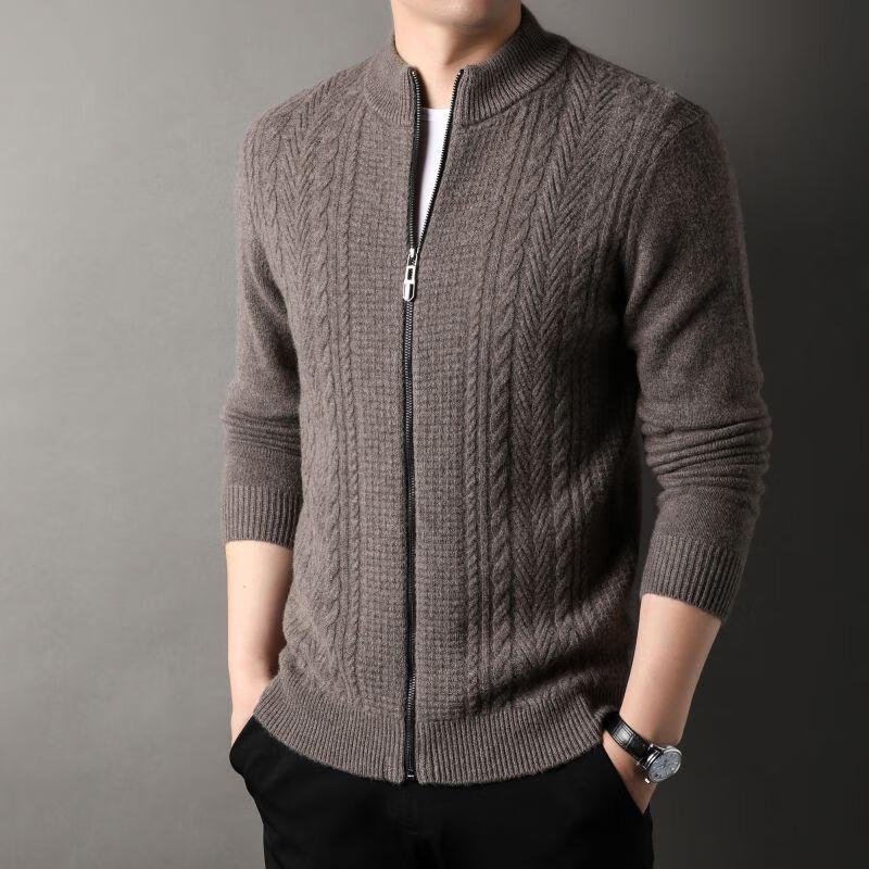 

Мужской кардиган на молнии из 100% шерсти 185