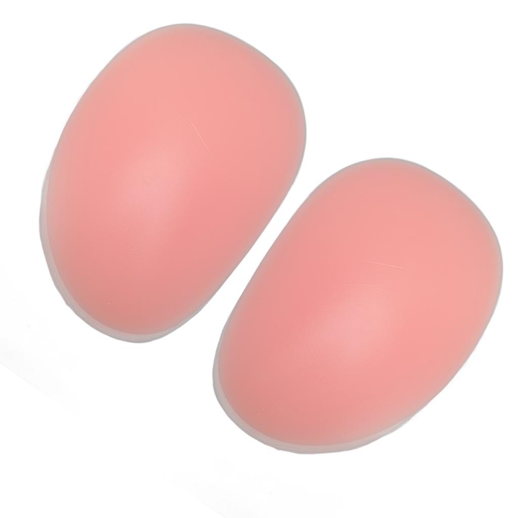 1 Par Silikon Rumpkuddar Tunna Kanter Avtagbar Vaddering Rumpinlägg för Kvinnor Rosa