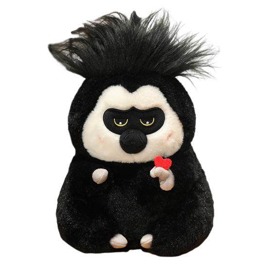 

Креативная плюшевая обезьянка, реалистичная плюшевая игрушка Гиббон, имитация животных, мягкая кукла, игрушка, детский подарок на день рождения чёрный