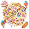 35pcs-50pcs Cute Food Stickers Playful Sweets Stationery Stickers Funny Stickers For Guitar Laptop Helmet Skateboard DIY Phone