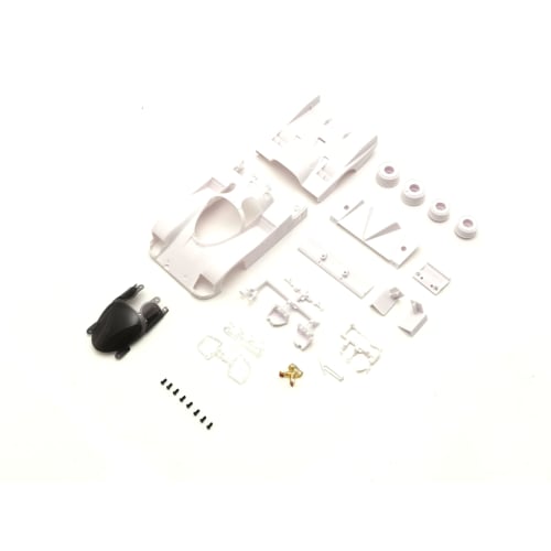 Kyosho Porsche 962 C Left Hand Drive White Body Set (Unpainted/with Wheels) for Mini-Z - MZN233