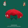 Bow christmas beret girl parent-child children's hat woolen thermal hat christmas gift painter hat