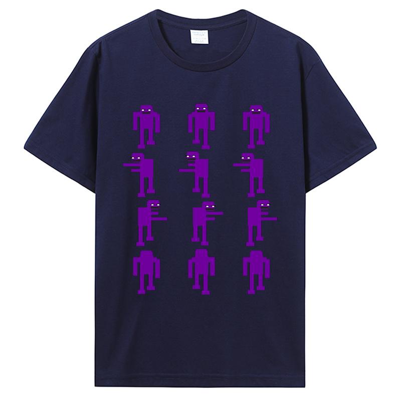 Fnaf Purple Guy Sprites T Shirt Over Size 6xl Leisure Famous Spring Formal Tee Shirt New Style Designing Tshirt