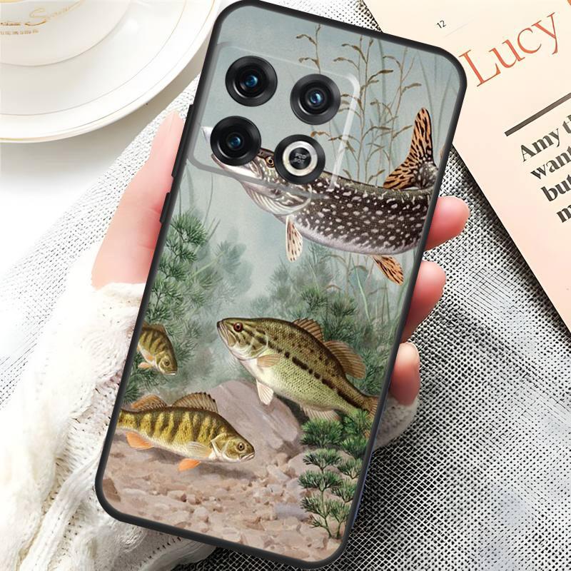 

Fishing Painting Cover For OnePlus 13R 15 13 13T 12 12R 10T 11 10 Pro OnePlus Nord 5 CE 3 4 Lite N20 N30 Case OnePlus 8Pro