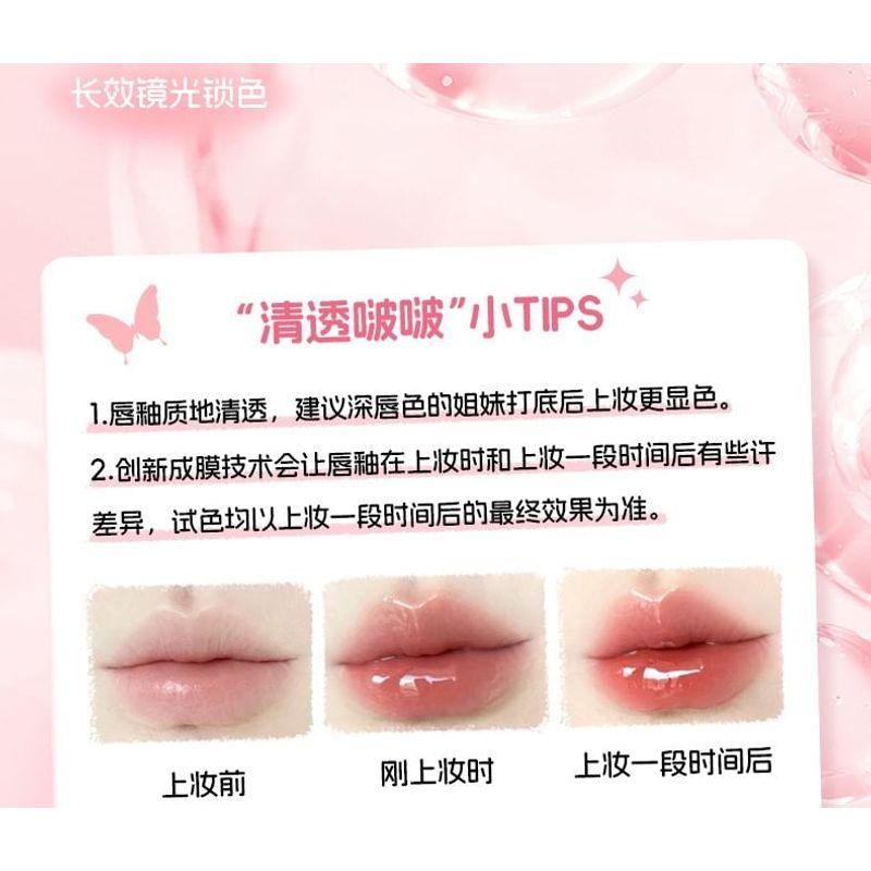 VEECCI - Dual-Ended Clear Watery Lip Gloss - 6 Colors