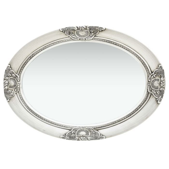 VidaXL Miroir mural style baroque 50x70 cm Argenté 320354