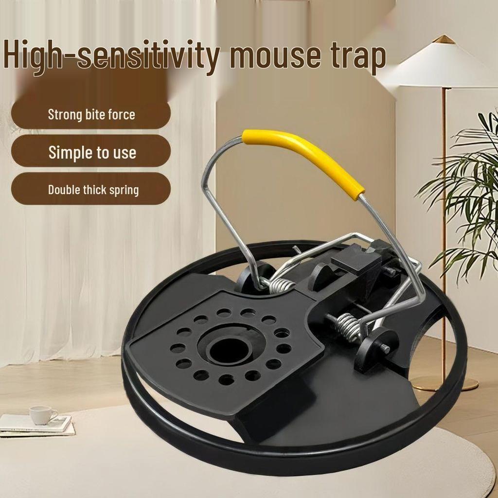 High-Sensitivity Alloy & Plastic Rat Trap for Home and Outdoor Use