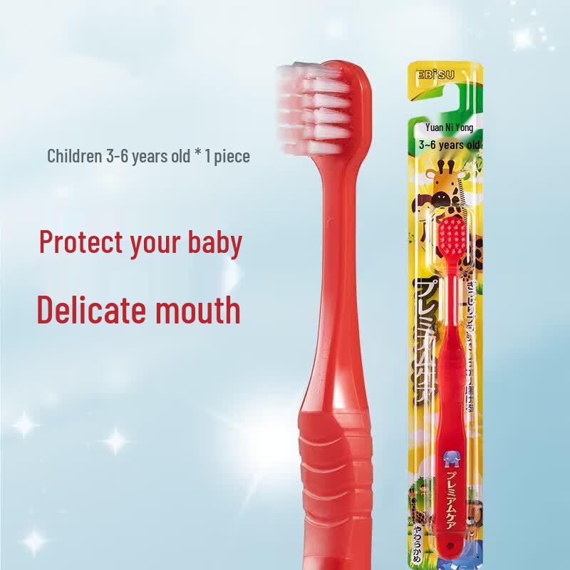 EBISU Comfortable Care Training Toothbrush for Kids (3-6 Years)