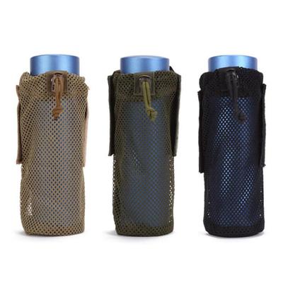 Vonkajší držiak na fľašu na vodu na bicykel Molle úložná taška Skladacia sieťovaná taška na fľašu na vodu pre batoh