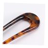 Creative U-Shaped Acetate Hairpins, Hair Sticks for Updos, Hair Accessories for Parties and Daily Wear, 2 Pieces