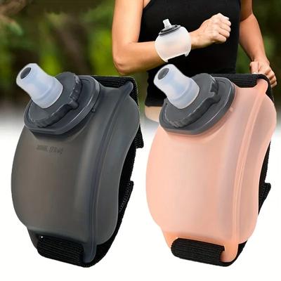 200 ml Mini Sport Handgelenk Wasser Flasche Lauf Wasserkocher Halter Silikon Handgelenk Lagerung Tasche Trink Pack Weiche Glaskolben Outdoor Klettern