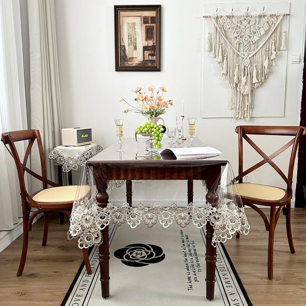 European Style Dining Table Cover Waterproof Table Runner Practical Desk Mat  Living Room