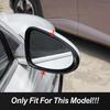 Car Styling Rearview Mirror Rain Guard Frame Decoration Cover Trim For BYD Seal EV -2024 Exterior Accessories
