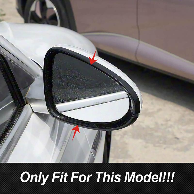 Car Styling Rearview Mirror Rain Guard Frame Decoration Cover Trim For BYD Seal EV -2024 Exterior Accessories