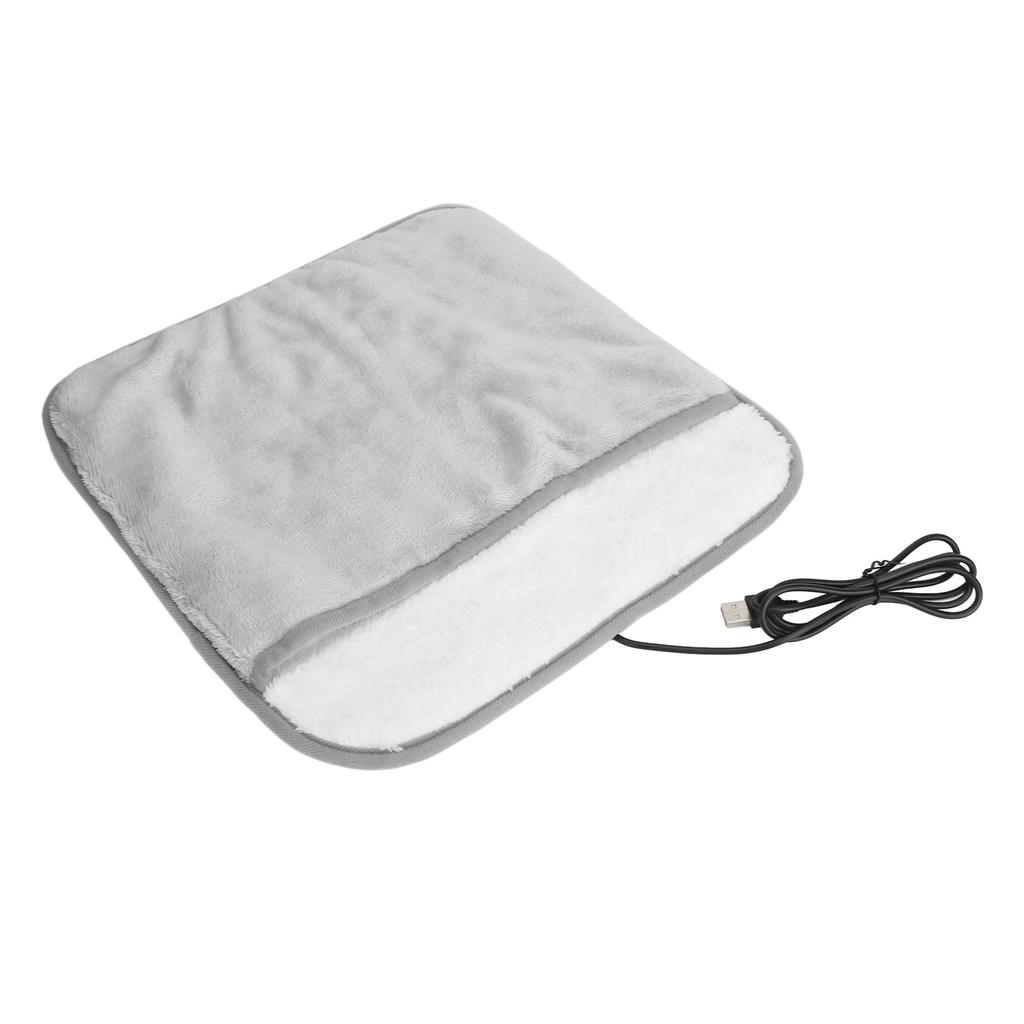 Electric Foot Heating Pad Large Pocket Prevent Slip USB Power Supply Electric Heated Foot Warmer Foot Heater