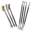 Multifunction Wire Brushes Nylon Picks Brush High Quality 3 Double-headed Finished Car Detailing Cleaning Tool Accessories