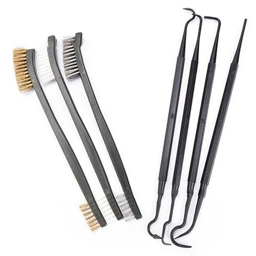 Multifunction Wire Brushes Nylon Picks Brush High Quality 3 Double-headed Finished Car Detailing Cleaning Tool Accessories