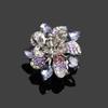 Women's Heidi Point Hairpin (Purple) Cubic Zirconia Hair Clip