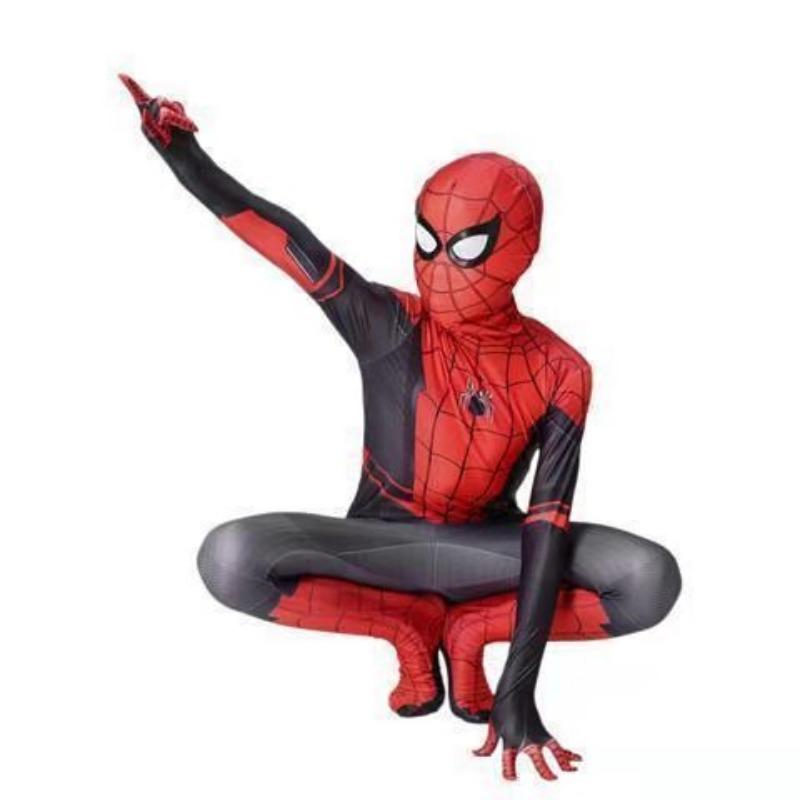 Halloween Spider-Man Bodysuit Kids Costume Miles Onesie Adult Gwen Suit Expedition Dress